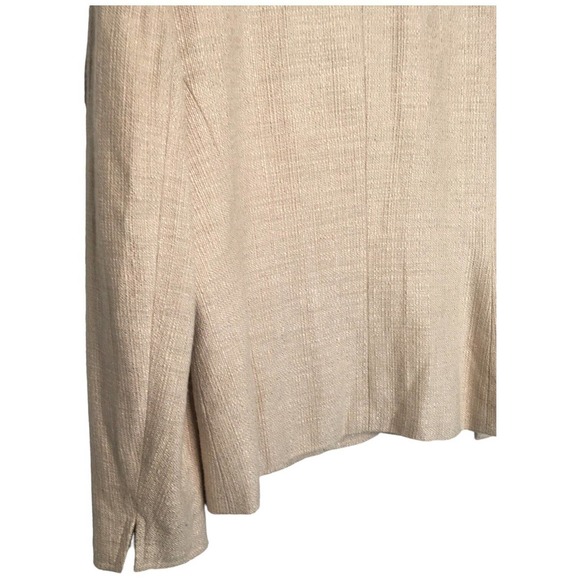 Vintage Talbots Blazer Lined Pockets Notched Collar Career Womens Tan 14 - Picture 6 of 10